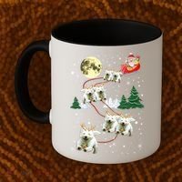 Funny Reindeer Westie Xmas Christmas Dog Lovers Gift Coffee Mug thumb 2