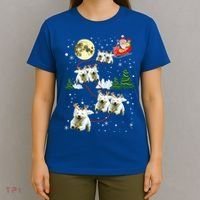 Funny Reindeer Westie Xmas Christmas Dog Lovers Gift T-Shirt thumb 4