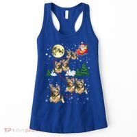 Funny Reindeer Yorkie Xmas Christmas Dog Lovers Gift Women's Tank Top thumb 0