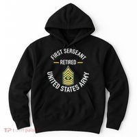 First Sergeant 1sg Retired Army Military Retirement Gifts Hoodie thumb 0
