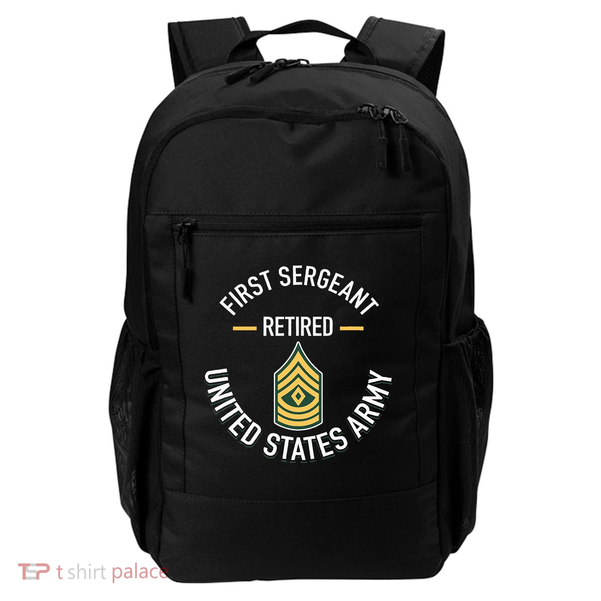 First Sergeant 1sg Retired Army Military Retirement Gifts Backpack