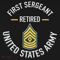 First Sergeant 1sg Retired Army Military Retirement Gifts Coaster thumb 2