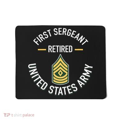 First Sergeant 1sg Retired Army Military Retirement Gifts Mousepad