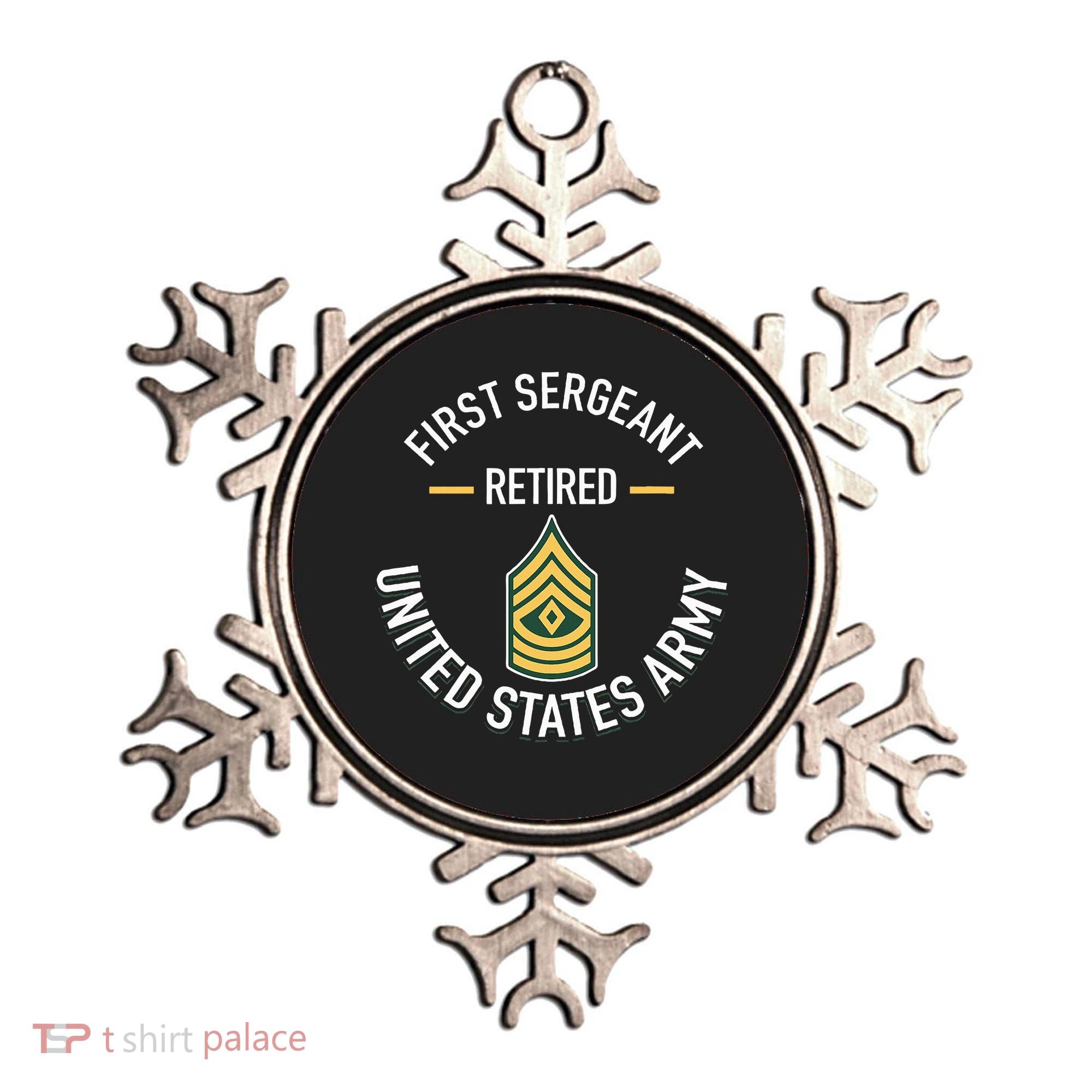 First Sergeant 1sg Retired Army Military Retirement Gifts Ornament
