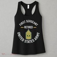 First Sergeant 1sg Retired Army Military Retirement Gifts Women's Tank Top thumb 3