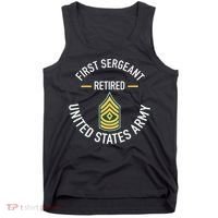 First Sergeant 1sg Retired Army Military Retirement Gifts Tank Top thumb 0