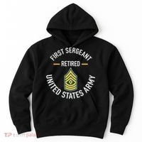 First Sergeant 1sg Retired Army Military Retirement Hoodie thumb 0