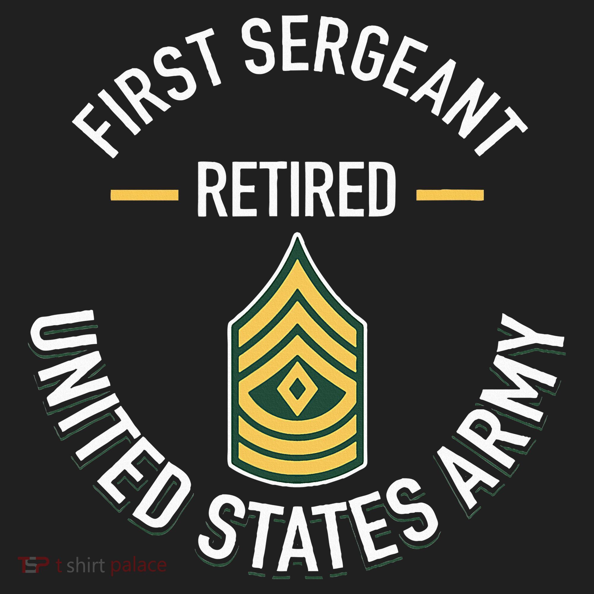 First Sergeant 1sg Retired Army Military Retirement Adult Drive Performance Visor