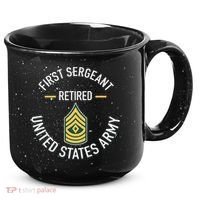 First Sergeant 1sg Retired Army Military Retirement 15oz Campfire Ceramic Mug thumb 0