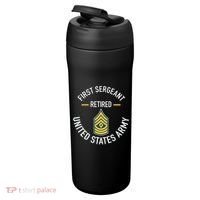 First Sergeant 1sg Retired Army Military Retirement 24oz Duet Stainless Steel Tumbler thumb 3