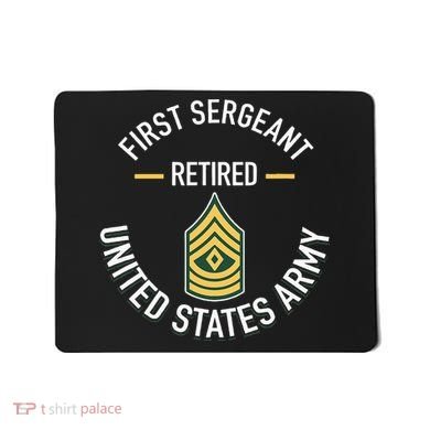First Sergeant 1sg Retired Army Military Retirement Mousepad