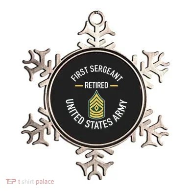 First Sergeant 1sg Retired Army Military Retirement Ornament