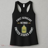First Sergeant 1sg Retired Army Military Retirement Women's Tank Top thumb 3