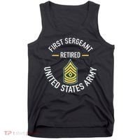 First Sergeant 1sg Retired Army Military Retirement Tank Top thumb 0