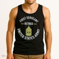 First Sergeant 1sg Retired Army Military Retirement Tank Top thumb 3