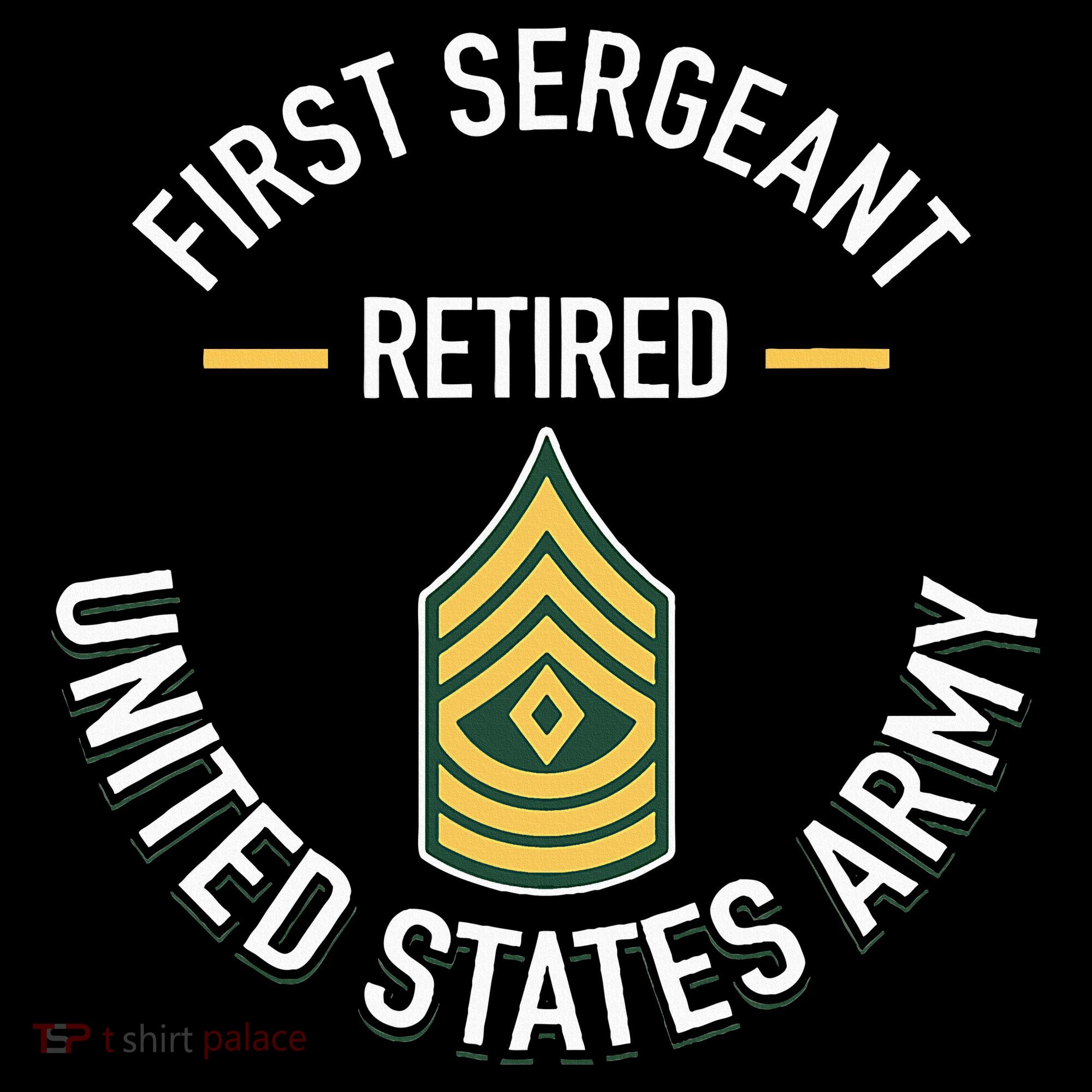 First Sergeant 1sg Retired Army Military Retirement Visor
