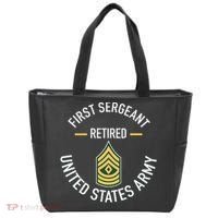 First Sergeant 1sg Retired Army Military Retirement Tote Bag thumb 0