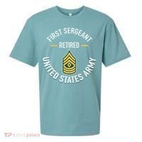 First Sergeant 1sg Retired Army Military Retirement Sueded Cloud Jersey T-Shirt thumb 0