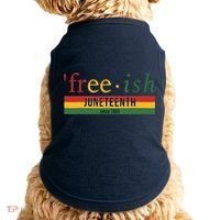 Freeish Since 1865 Juneteenth Black Freedom 1865 Doggie Tank thumb 0