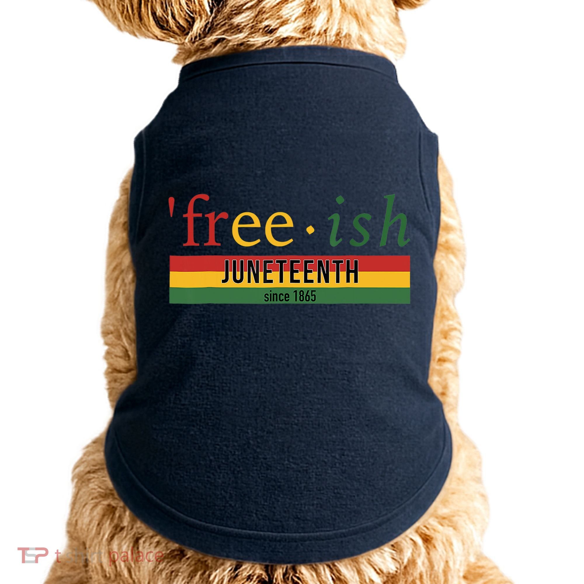Freeish Since 1865 Juneteenth Black Freedom 1865 Doggie Tank