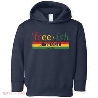 Freeish Since 1865 Juneteenth Black Freedom 1865 Toddler Hoodie thumb 0
