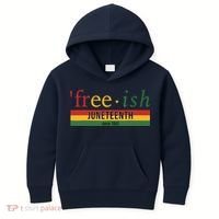 Freeish Since 1865 Juneteenth Black Freedom 1865 Kids Hoodie thumb 0