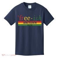 Freeish Since 1865 Juneteenth Black Freedom 1865 Kids T-Shirt thumb 0