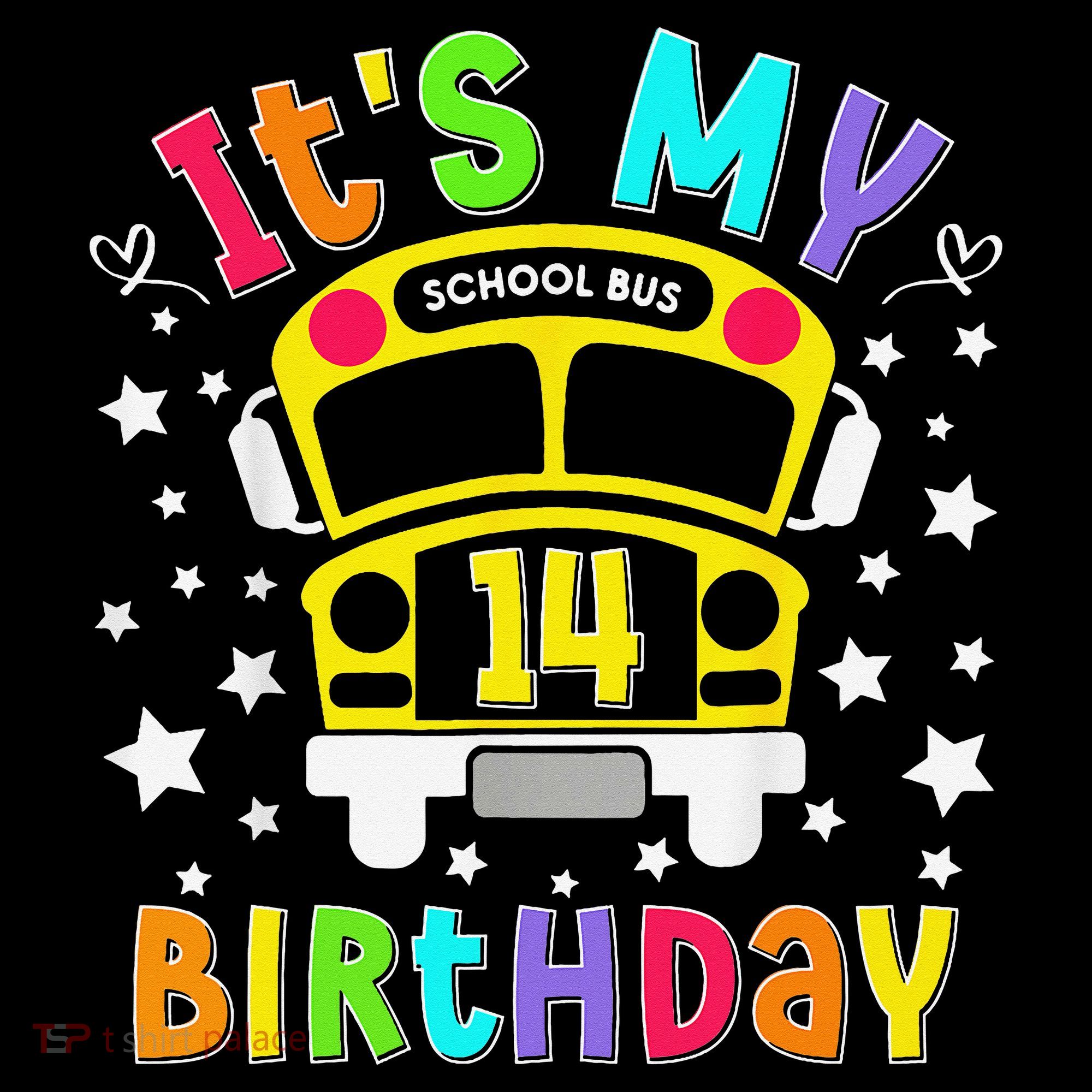 Funny School 14th Birthday Party School Bus Teacher Student Coffee Mug