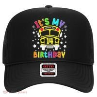Funny School 14th Birthday Party School Bus Teacher Student Hat thumb 0