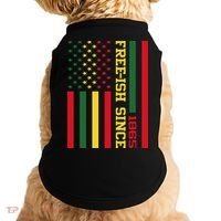 Freeish Since 1865 Juneteenth Black History Flag African Doggie Tank thumb 0