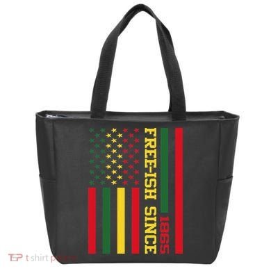Freeish Since 1865 Juneteenth Black History Flag African Bag