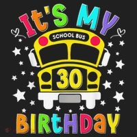 Funny School 30th Birthday Party School Bus Teacher Student Women's Sweatshirt thumb 2