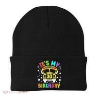 Funny School 30th Birthday Party School Bus Teacher Student Beanie thumb 0