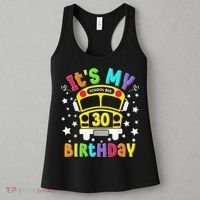 Funny School 30th Birthday Party School Bus Teacher Student Women's Tank Top thumb 3
