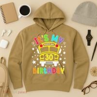 Funny School 30th Birthday Party School Bus Teacher Student Hoodie thumb 3
