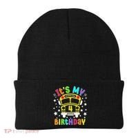 Funny School 4th Birthday Party School Bus Teacher Student Beanie thumb 0