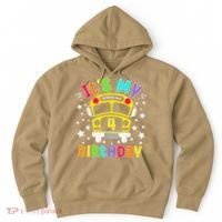Funny School 4th Birthday Party School Bus Teacher Student Hoodie thumb 0