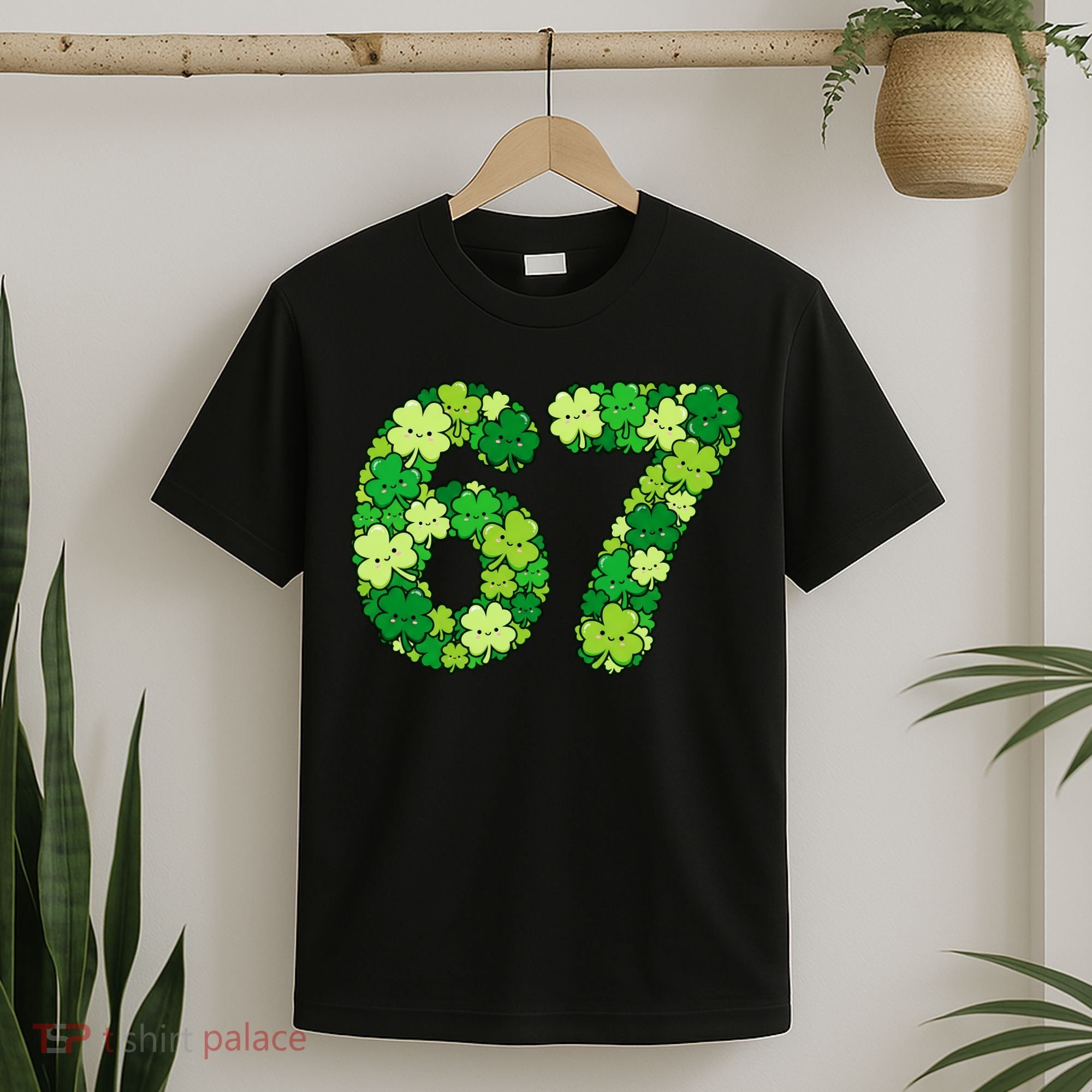 Funny Shamrock 67 St Patrick's Day 6-7 Meme T-Shirt