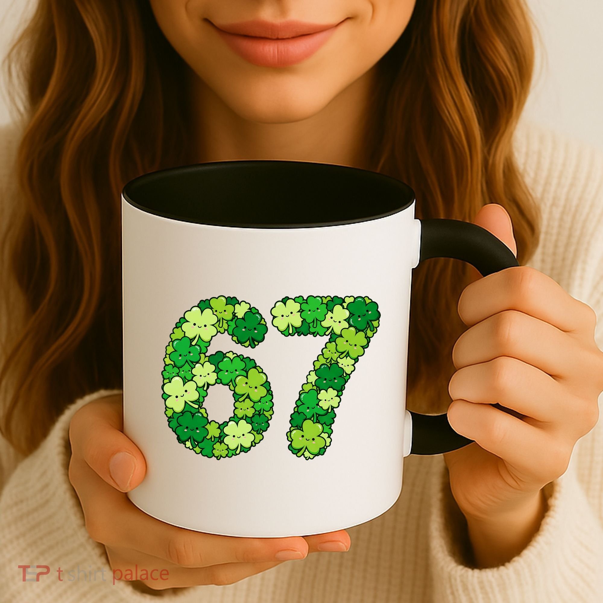 Funny Shamrock 67 St Patrick's Day 6-7 Meme Coffee Mug