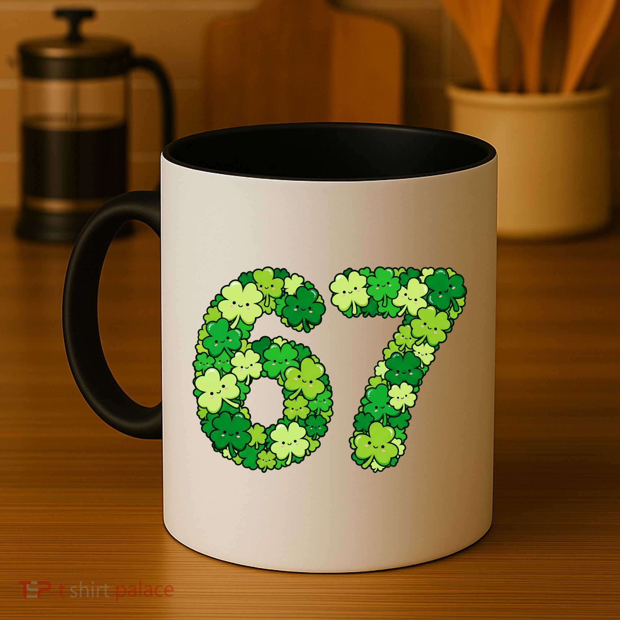 Funny Shamrock 67 St Patrick's Day 6-7 Meme Coffee Mug