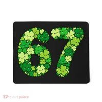 Funny Shamrock 67 St Patrick's Day 6-7 Meme Mousepad thumb 0