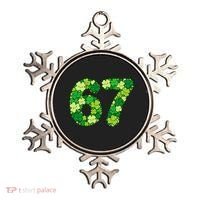 Funny Shamrock 67 St Patrick's Day 6-7 Meme Ornament thumb 0