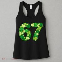 Funny Shamrock 67 St Patrick's Day 6-7 Meme Women's Tank Top thumb 3