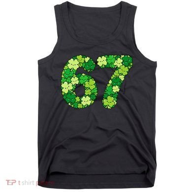 Funny Shamrock 67 St Patrick's Day 6-7 Meme Tank Top