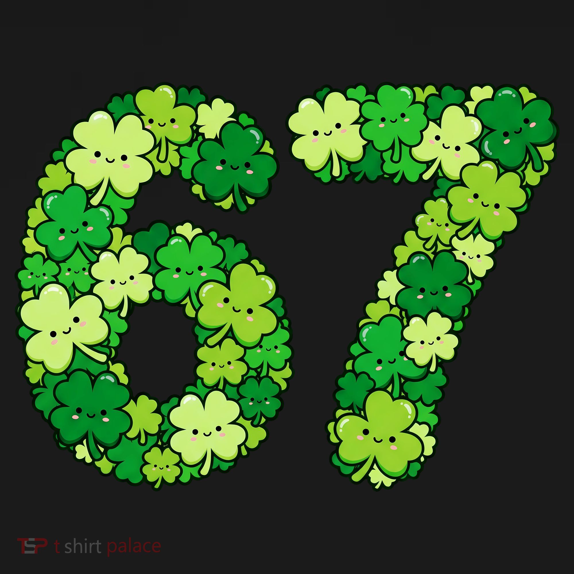 Funny Shamrock 67 St Patrick's Day 6-7 Meme Visor
