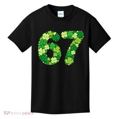 Funny Shamrock 67 St Patrick's Day 6-7 Meme Kids T-Shirt