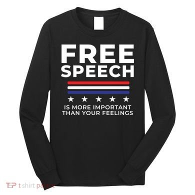 Free Speech Anti Cancel Culture Long Sleeve Shirt
