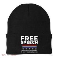 Free Speech Anti Cancel Culture Beanie thumb 0