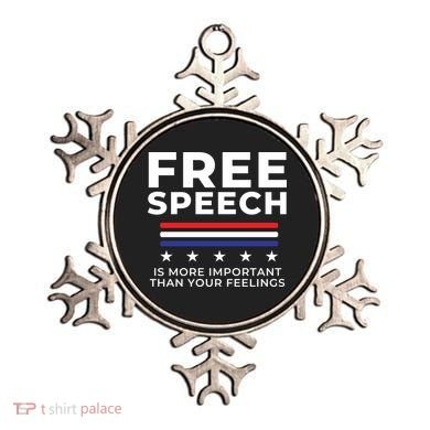 Free Speech Anti Cancel Culture Ornament