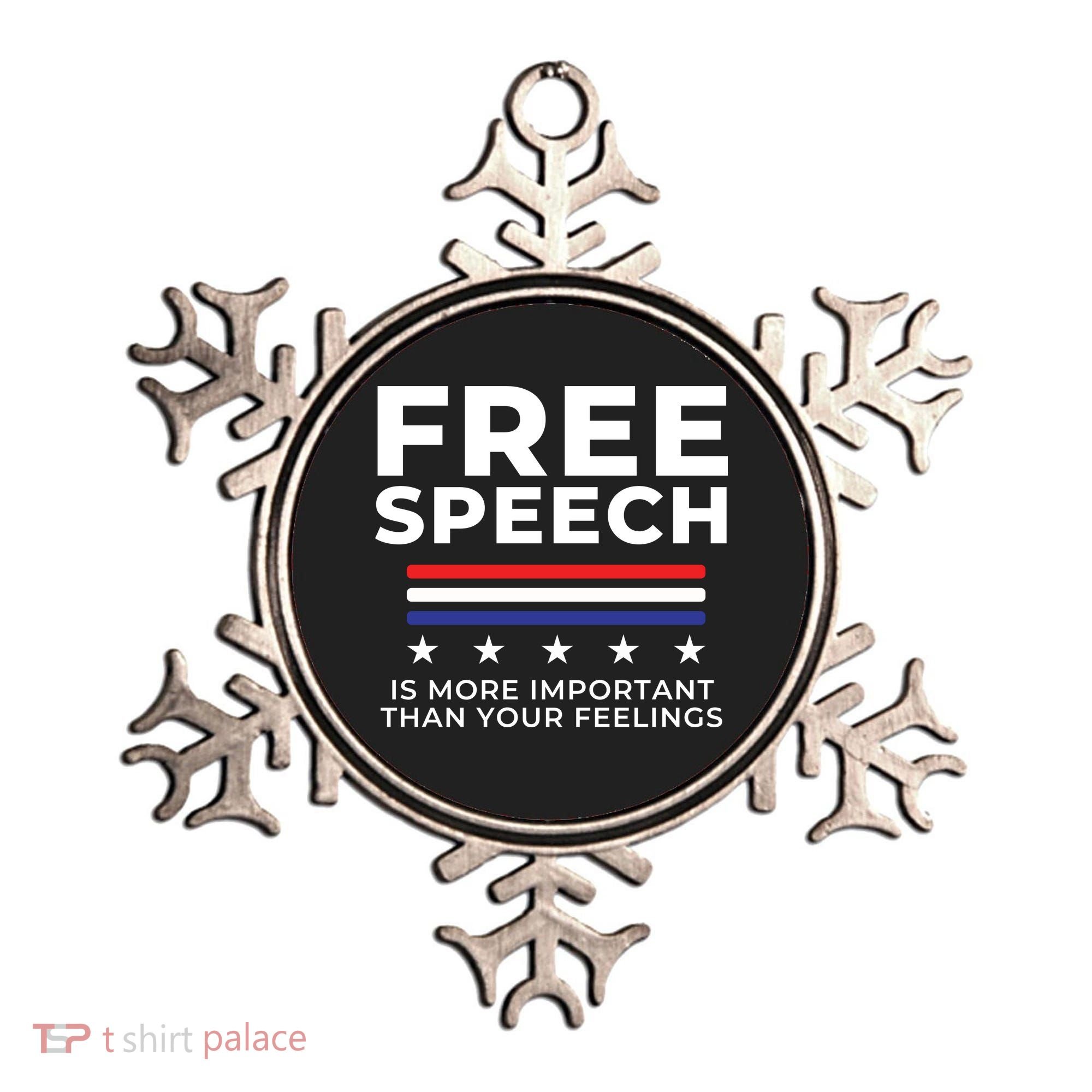 Free Speech Anti Cancel Culture Ornament